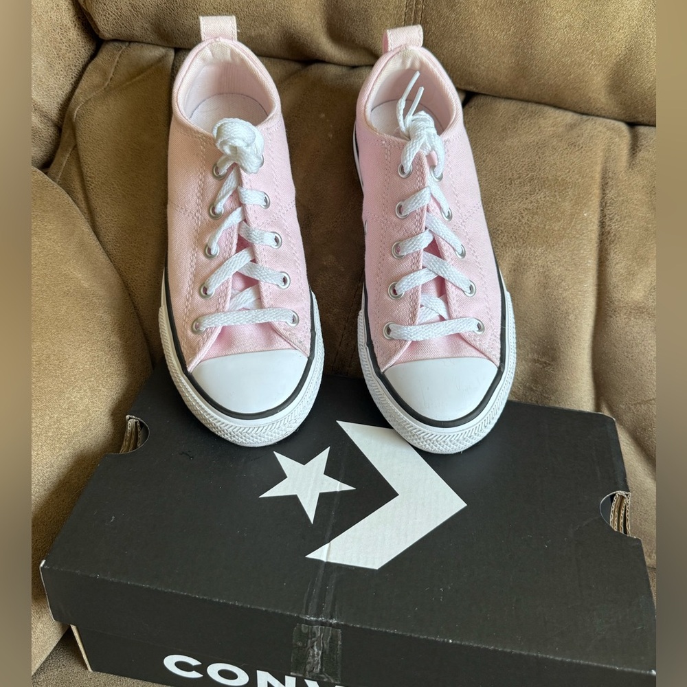 Converse Light Pink Low-Top Sneakers